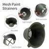 Rierdge Paint Strainer, 10CM-Diameter Reusable Industrial Mesh Paint Filter with