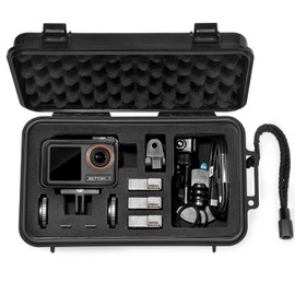 Lekufee Travel Waterproof Hard Case for DJI Osmo Action 5 Pro,DJI Osmo Action 4,Osmo Action 3 Camera and Accessories(Case Only)