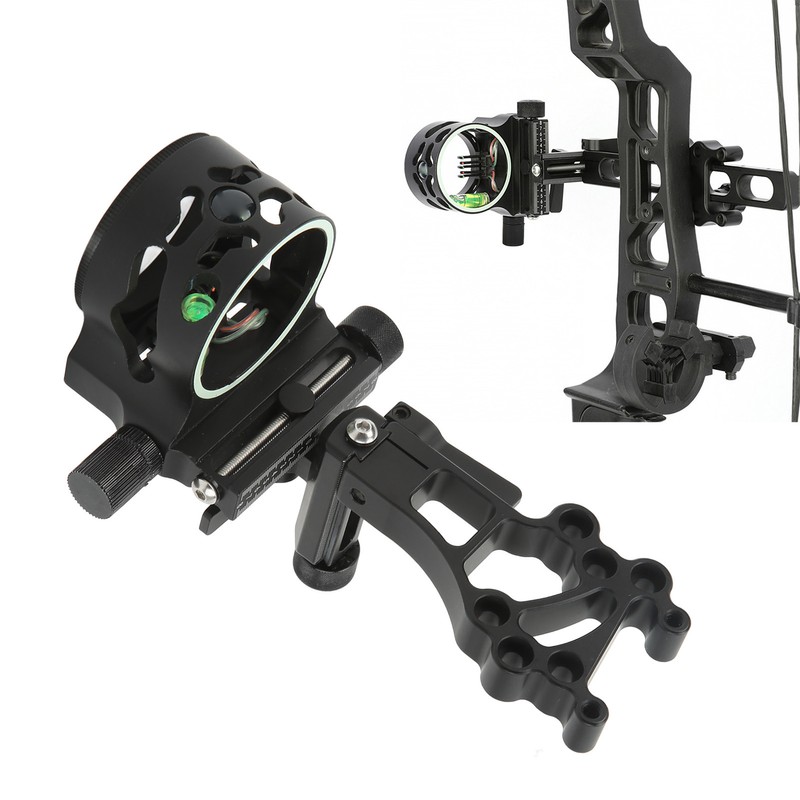 5 Pin Bow Sight Aluminium Alloy with Short Rod Archery