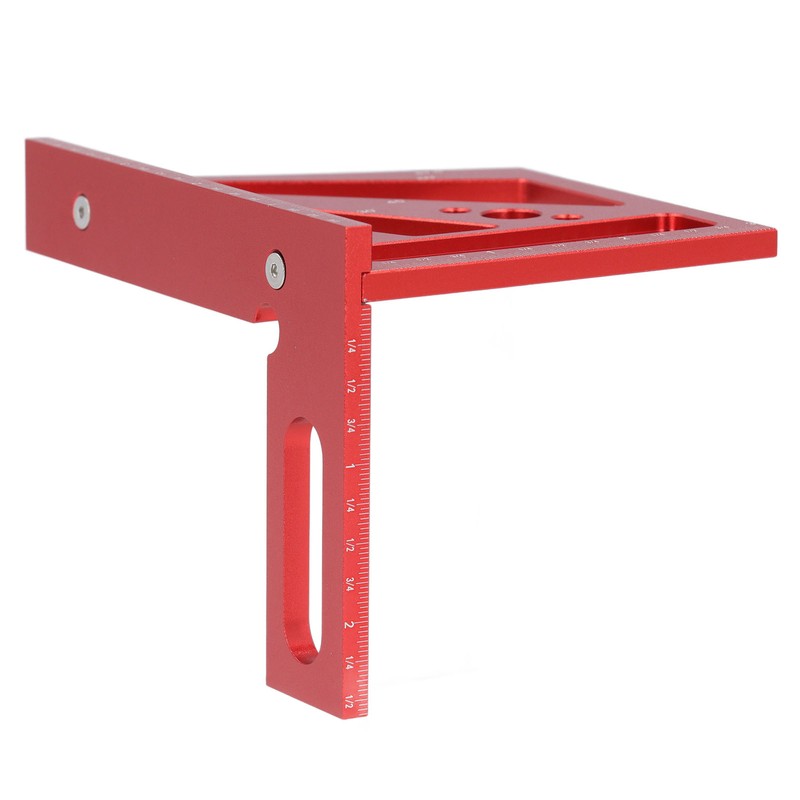 Woodworking Ruler Multifunctional Angle Measuring Ruler Aluminum Alloy Square Tool