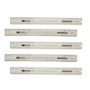 EAI Education 12" ShatterProof Ruler 1/8" Scale: Clear - Set
