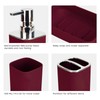 4Pack Bathroom Accessories Set, Bohemian Bathroom Sink Set, Contain Soap