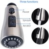 Pull Down Kitchen Faucet Head Replacement, 3-Function Kitchen Faucet Head