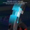 ONIKUMA K2 Pro wired Luminous Computer Gaming Headset (Black Blue)