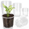 OUPSAUI OUPSAUI 21 Pack 3.5/5/6 Inch Clear Nursery Pots for