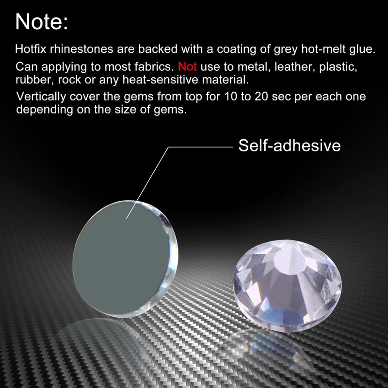 Jollin Hot Fix SS6 Glass Flat Back Rhinestones 2mm (2880)