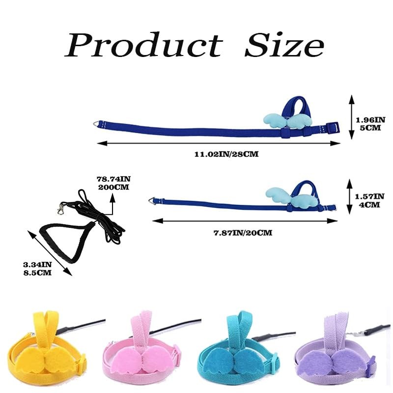 Parrot Harness and Leash Set,Bird Harness for Parrot,Pet Parrot Bird