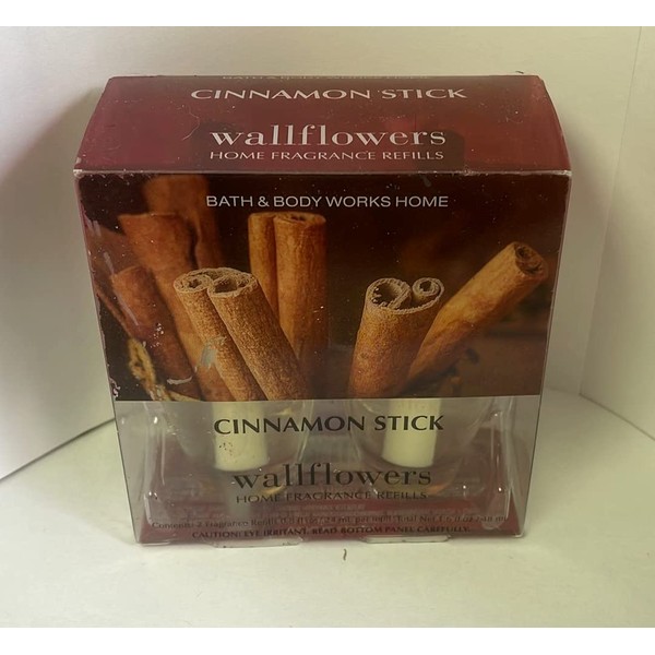 Bath & Body Works Cinnamon Stick Wallflowers Home Fragrance Refills, 2-Pack (1.6 fl oz total)