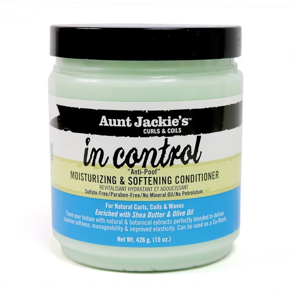 Aunt Jackie's in control 15oz - "Anti-Poof" Moisturizing & Softening
