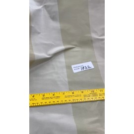Unbranded DESIGNER QUALITY SILK TAFFETA STRIPES - OLIVE GREEN/LIGHT GRAY!!!