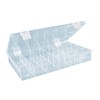 Hunersdorff 612500 Assortment Box PSCLASSIC, 24 compartments 225x335x55 mm, Transparent