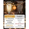 ST38 E12 LED Replacement Bulbs for Outdoor String Lights, 25