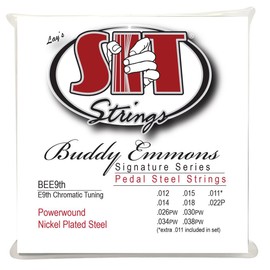 SIT Buddy Emmons Signature Pedal Steel Guitar Strings - Model BE-E9TH