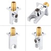 F-Y290 Shower Outlet Elbow Holder Square Hose Shower Arm Bracket
