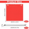 YANGUN Pack of 4 Red Warning Flag, Red Flag Extra