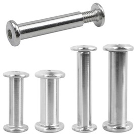 Zouboto 40PCS Cupboard Joining Bolts Screws,M5/M6 Furniture Connecting Screw Post Bolts Cabinet Connectors with 4 Hexagon Spanners for Connecting Furniture, Cupboard, Cabinet(20/30mm)