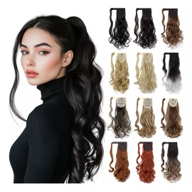 Felendy Extensión De Cola De Cabello Ondulada De 18 Pulgadas