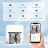 GuKKK Mini Printer, Mobile Photo Printer, Portable Mini Photo Printer,