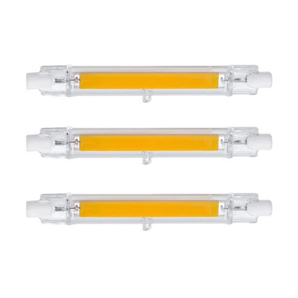 CTKcom 118mm/4.65In R7S LED Bulb (3 Pack) 120V 15W Warm