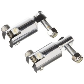 Kuryakyn 8041 Motorcycle Foot Control Component: 2-1/4" Footpeg/Stirrup/Heel Rest Extenders, Chrome, 1 Pair
