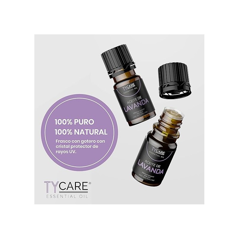 TY CARE - Aceite Esencial de Lavanda (Lavandula Officinalis) -