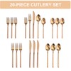 20 Piece Silverware Set for 4,Stainless Steel Flatware Set,Tableware Cutlery