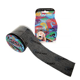 KINESIO K783373 Authentic Taping Kinesio Tex Performance Plus 2.0 in x 13.1 ft (50 mm x 4 m) Black
