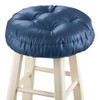 Collections Etc Foam-Padded Thick Waterproof Barstool Seat Cover Cushion with