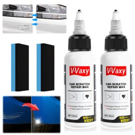 Vizela 2Pcs V-Vaxy Car Scratch Repair Wax, Car Buff Out Scratch, Intelligent Repair Scratcher, Car Paint Scratch Repair, V-Vaxy Paint Restorer, Scratch Repair, Multi-effect Protection (1.76 fl oz
