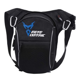 Oxford Drop Leg Bag for Men Motorcycle Riding Thigh Waist Fanny Pack Mens Multi-Function Travel Fishing Hiking Cycling Outdoors Black Blue