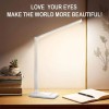 white crown Eye Friendly LED Desk Lamp with Touch Control