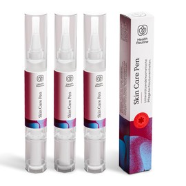 Health Routine Skin Care Pen 3er Pack — Hautpflegestift mit Mandelöl, Teebaumöl & Vitamin E, 100% Natürliche Wirkstoffe, Stift gegen Hautunreinheiten