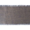 DII Jute Burlap Table Runner, Chevron Blue, 14 x 72