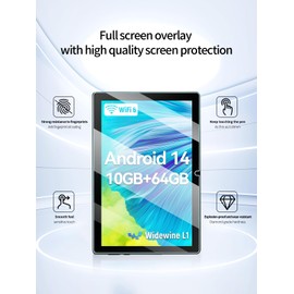 Screen Protector for FancyDay A10 10 inch Tablet Android 14 Tablets,Anti-Scratch 9H Hardness Touch Sensitive 2.5D Rounded Edges Bubble Free Easy to Install,2 Pack.