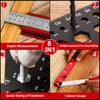 8 in 1 Rafter Square with Carpenter Pencil, 7in Multi-Purpose