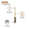 Vermeer Paint Brushes 6-Pack Angle Brushes in Assorted Sizes for