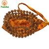 NAISHA Rudraksha Mala 108+1 & Gaumukhi Japa Mala Bag, Beads