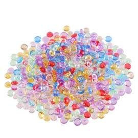CCINEE 45 Grams Fishbowl Beads Plastic Vase Filler Beads Small Slime Beads for Crunchy Slime Making DIY Projects and Crafts Supplies, Mixed Color