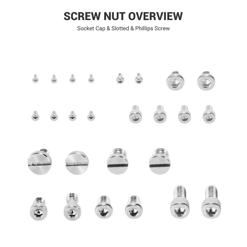 SmallRig Camera Screw Set,26 Pcs Screw Set for Camera Accessories