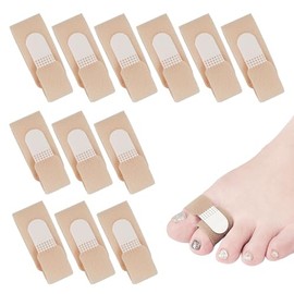 Eophmi Hammer Toe Straightener 12pcs Toes Splint Non-Slip Suitable for Wearing All Day Long Toe Straighteners for Bent Broken Crooked Overlapping Toes Soft and Comfortable