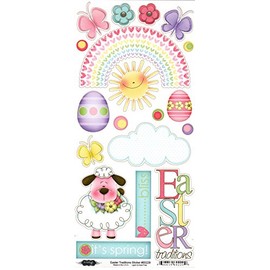 Easter Traditions Cardstock Scrapbook Stickers (60229)