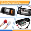 Panglong Club Car DS LED Headlight Kit with Adapter Wire,