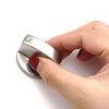JZK 4 Pieces 6 mm Silver Metal Stove Knob Replacement