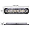 8-Pack 6 LED Amber Strobe Lights Vehicles Trucks Emergency Strobe