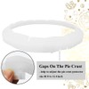 UAREBST Adjustable Pie Crust Shields, Silicone Baking Protectors, Cover Ring