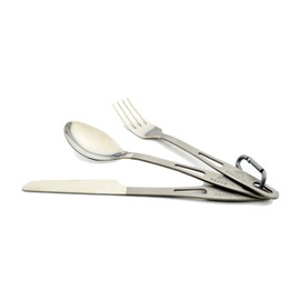 TOAKS SLV-02 Titanium 3 Cutlery Set