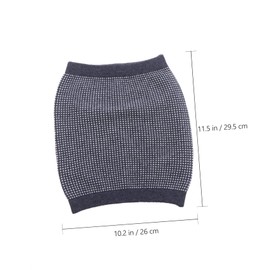 minkissy Cashmere Elastic Waist Support Belt for Sports Grey Size L Adjustable Lumbar Brace for Fitness Suitable for Men and Women for Workouts and Training