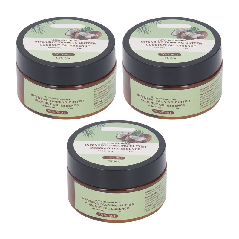 3pcs Tanning Lotion Accelerator Moisturizing Sunless for Bronze Brown Skin