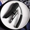 KEISSCO Wine Bottle Opener Manual Vertical Lever Corkscrew with Foil