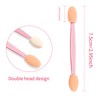 Neuorge 30pcs Disposable Dual Sides Eyeshadow Applicators, Double Head Sponge